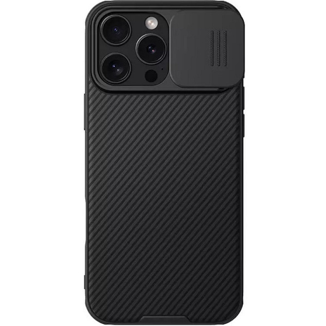 Карбоновая накладка Nillkin CamShield Pro Magnetic для Apple iPhone 16 Pro Max (6.9") Херсон - зображення 1