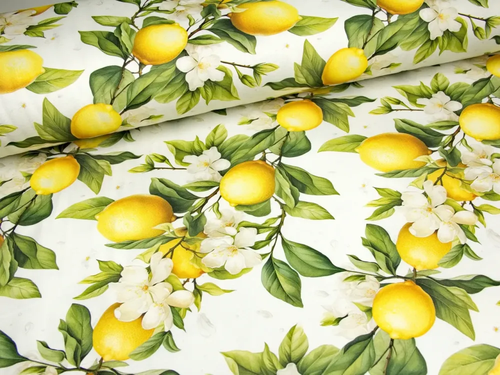 Скатерть водооталкивающая 120х170см Лимон с жасмином Одеса - зображення 1
