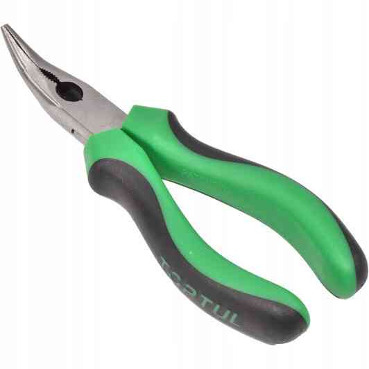 Плоскогубцы удлинённые изогнутые 150 мм 6" TOPTUL DFBA2206 Харків