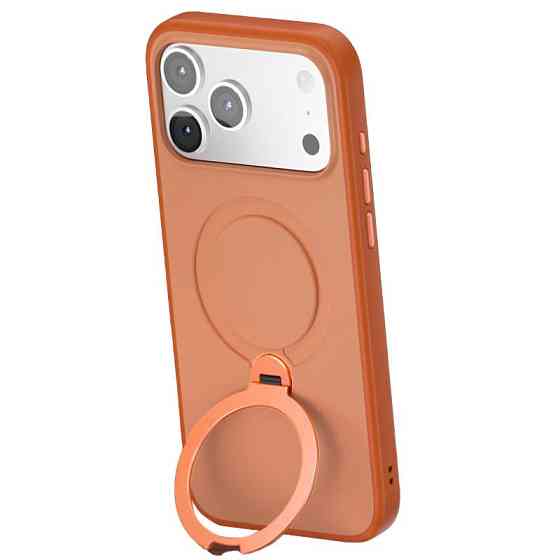 TPU+PC чехол Metal Buttons with MagSafe Colorful HQ Ring для Apple iPhone 17 Pro Max (6.9") Херсон