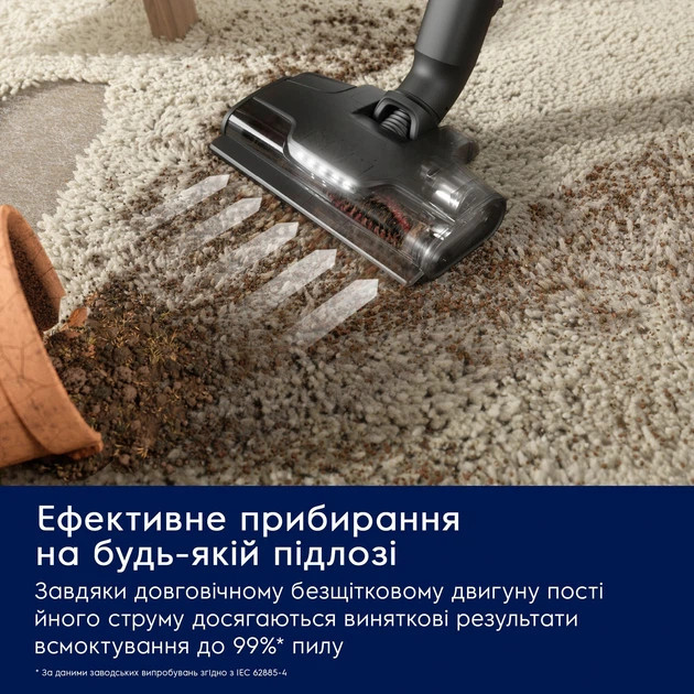 Пылесос ручной Electrolux EP82UB25UG серый Київ - зображення 9