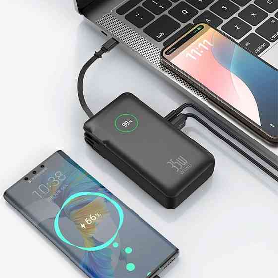 Портативное ЗУ Power Bank WIWU Wi-P049 22.5W+PD35W with cable 10000 mAh Херсон