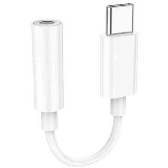 Адаптер Hoco LS35 Fresh Digital Type-C to 3.5 mm audio converter White (Код товару:41017) Харьков