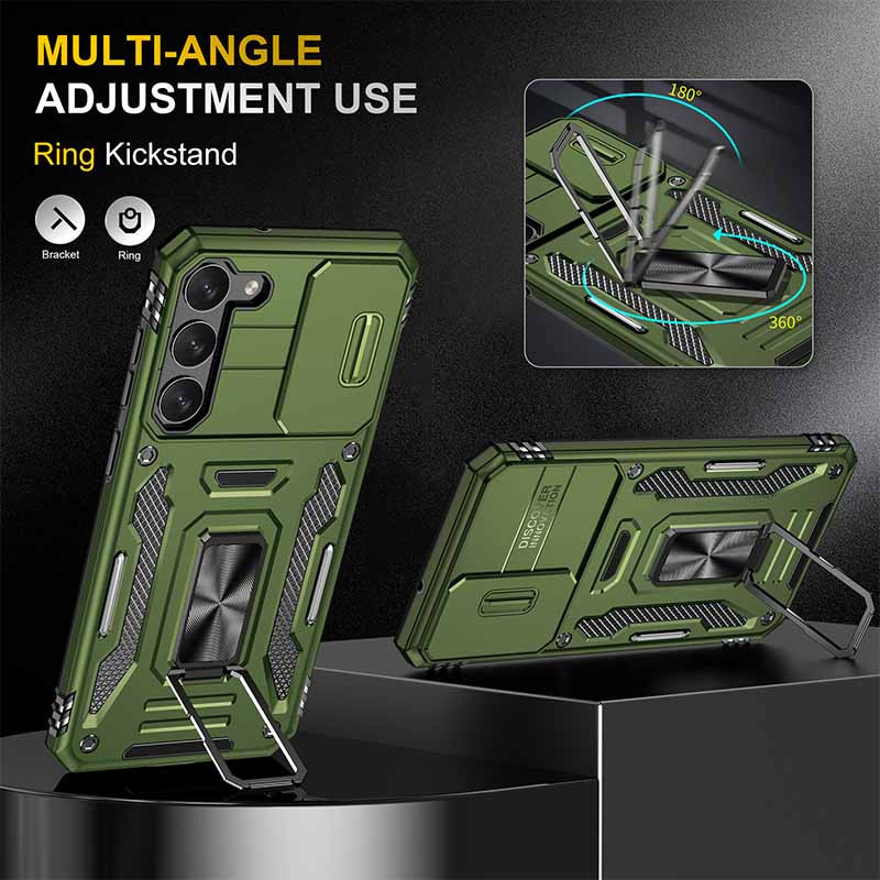 Ударопрочный чехол Camshield Army Ring для Samsung Galaxy S21 Херсон - зображення 8
