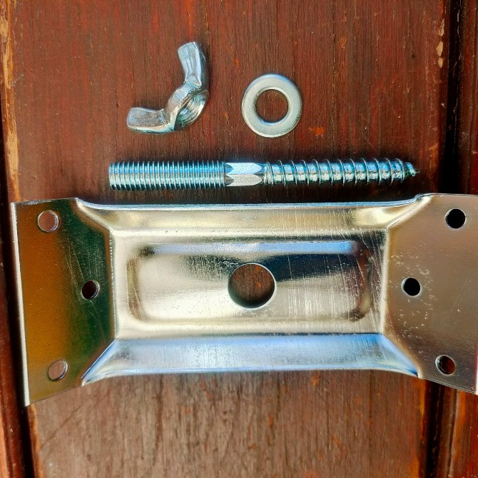 Кріплення 50х1.5 ножки стола стяжка кутник пластина комплект цинк Нововолынск - изображение 1