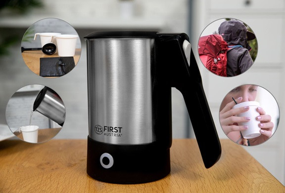 Електрочайник First FA-5425-4 0.6 л серебристый Київ - зображення 4