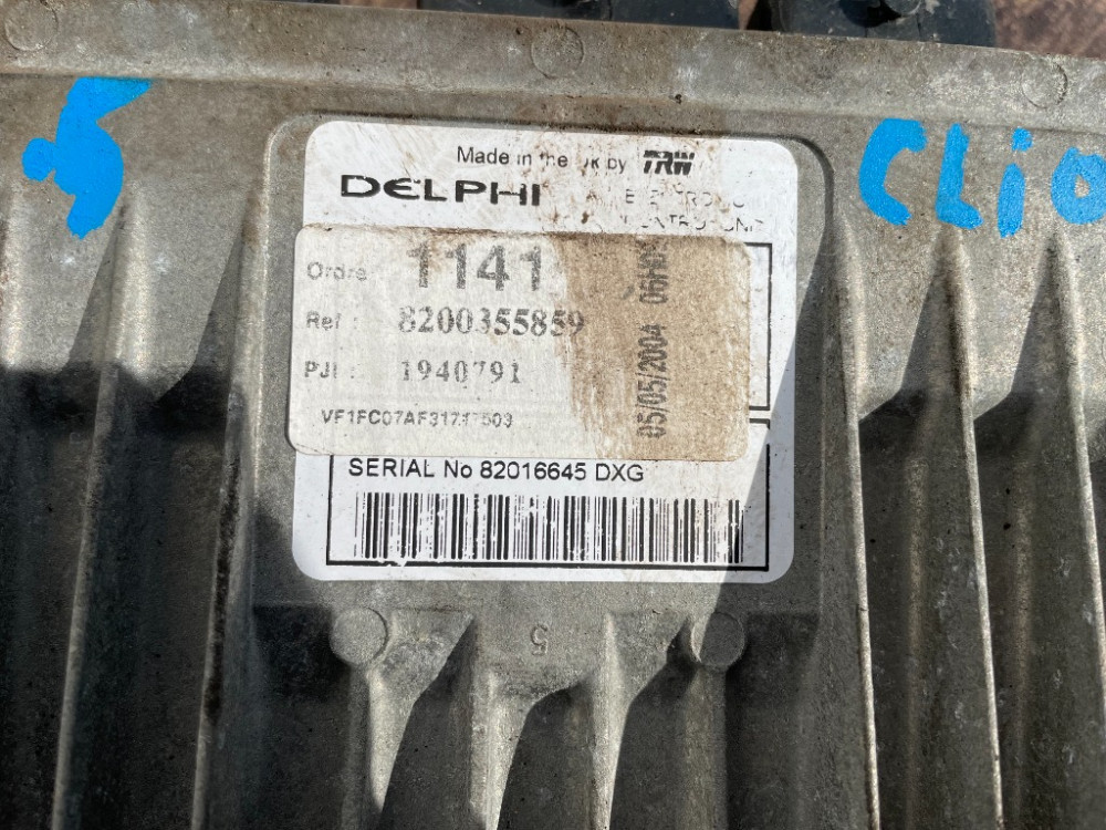 Блок управления двигателем Renault Clio III 1.5 dci 2005-2012 (8200355859) Ковель - изображение 2