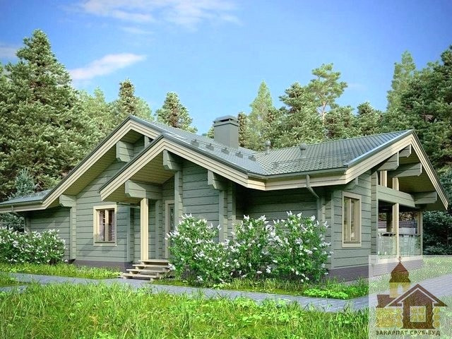 Купити зруб дерев’яного будинку «Верховіття» Одеса - зображення 5