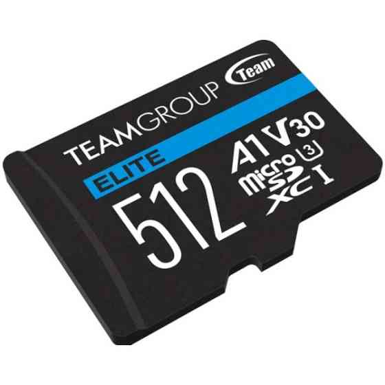 Карта пам'яті Team Elite microSDXC 512GB UHS-I/U3 Class 10 (TEAUSDX512GIV30A103) (Код товару:40253) Харків