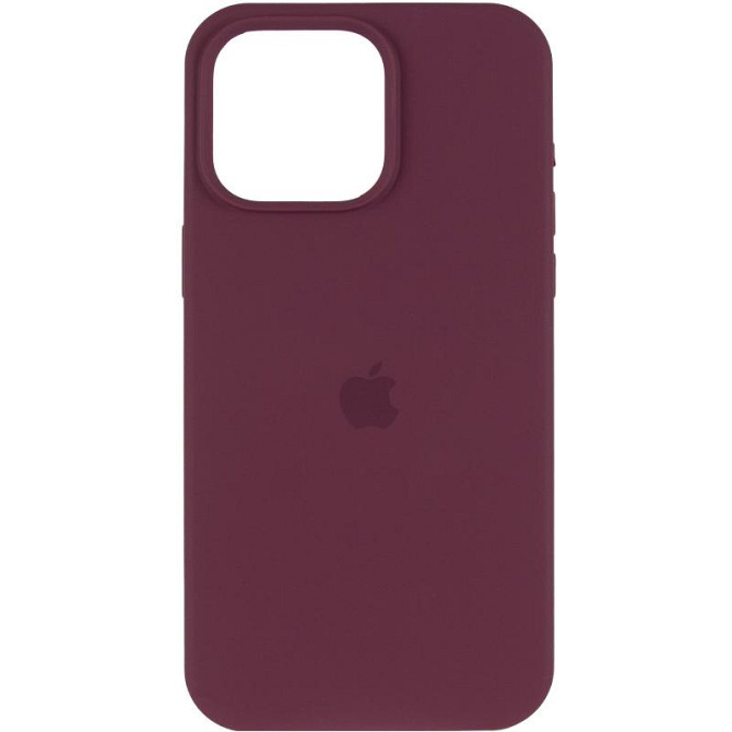 Чехол Silicone Case (AA) Logo with MagSafe для Apple iPhone 15 (6.1") Херсон - зображення 2