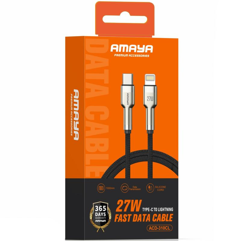 Дата кабель Amaya 310CL Type-C to Lightning 27W (1m) Херсон - зображення 2