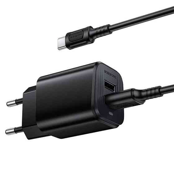 СЗУ Borofone BAS81A Star 10.5W (2USB-A) + кабель USB to Type-C Херсон