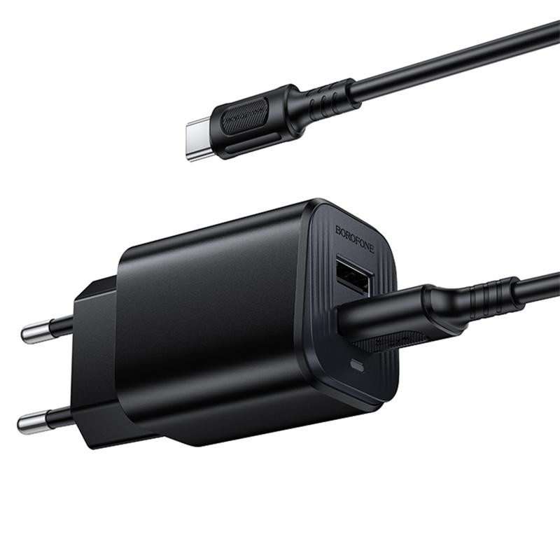 СЗУ Borofone BAS81A Star 10.5W (2USB-A) + кабель USB to Type-C Херсон - изображение 3