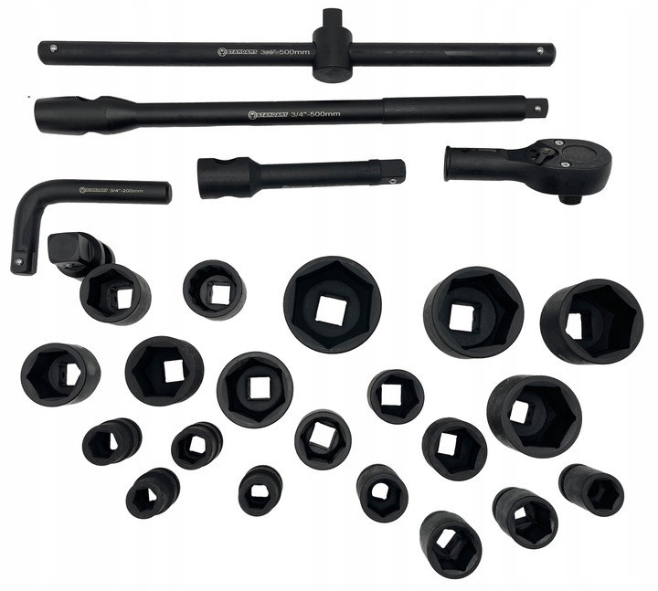 Набор инструмента 17-65мм 3/4'',1''  26 ед. STANDART (SJND3426) ST-3426HD Харьков - изображение 3