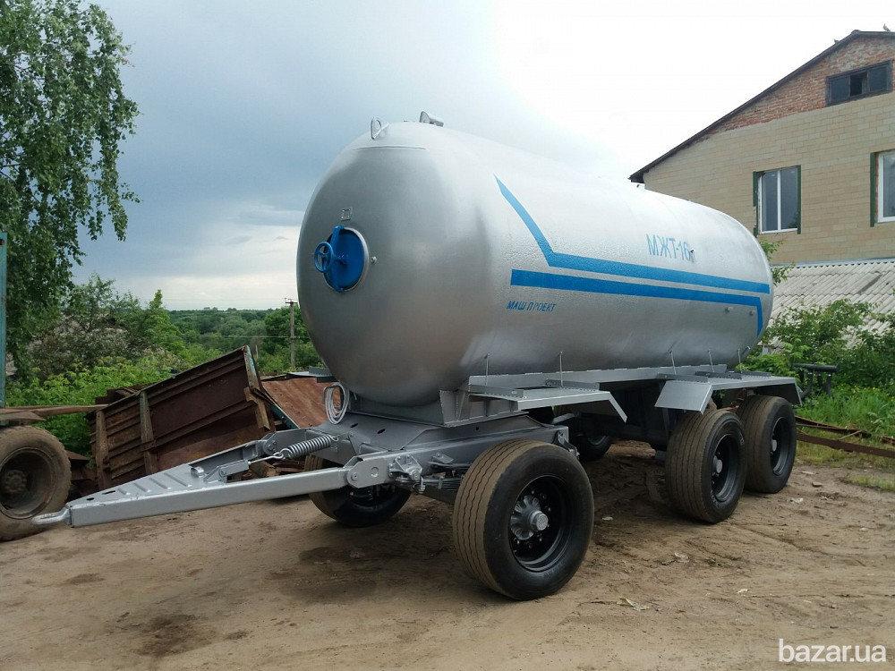 Бочка трехосная МЖТ-16 (для воды, КАС или навоза) Біла Церква - зображення 1