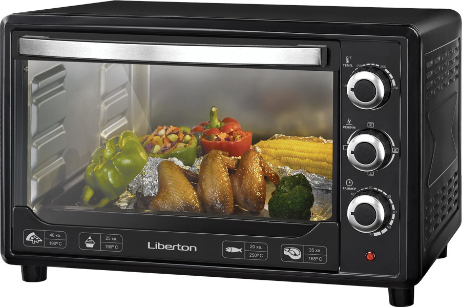 Электродуховка LIBERTON LEO-480-BlaСk Київ - зображення 1