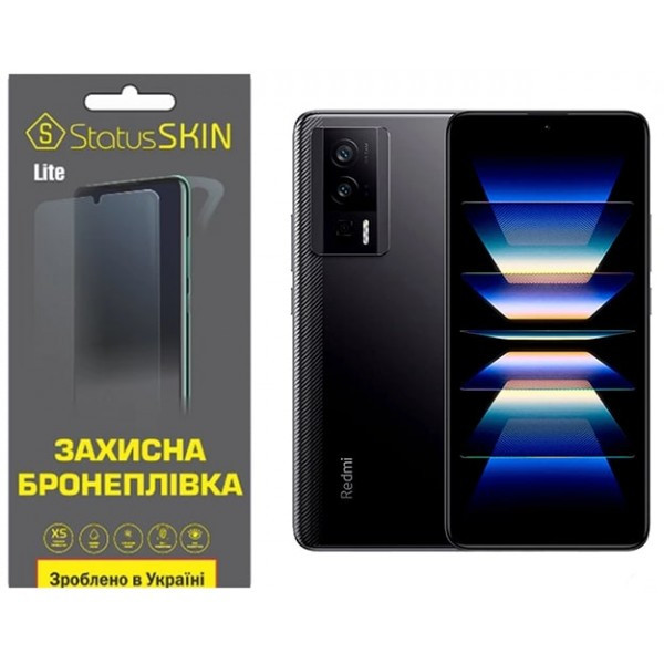 Поліуретанова плівка StatusSKIN Lite на екран Xiaomi Redmi K60/K60 Pro/Poco F5 Pro 5G Глянцева (Код  Харків - зображення 1