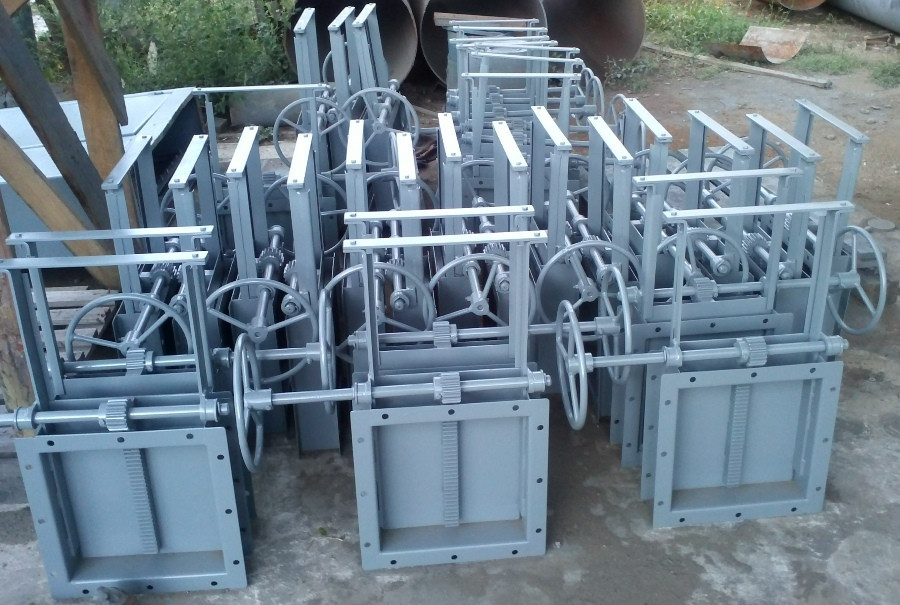 Задвижка реечная ручная 300х300 в наличии Киев - изображение 3