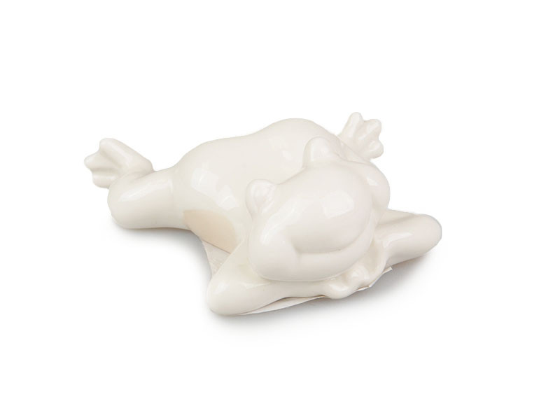 Фігурка декоративна Lefard Жабеня 919-065 6 см біла Київ - зображення 1