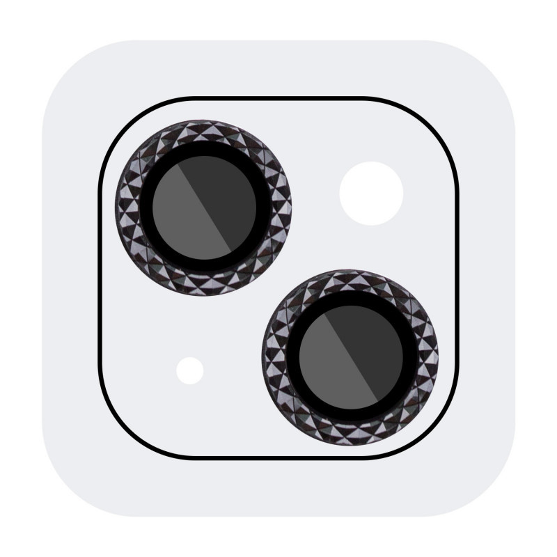 Защитное стекло Metal Shine на камеру (в упак.) для Apple iPhone 15 (6.1") / 15 Plus (6.7") Херсон - изображение 1