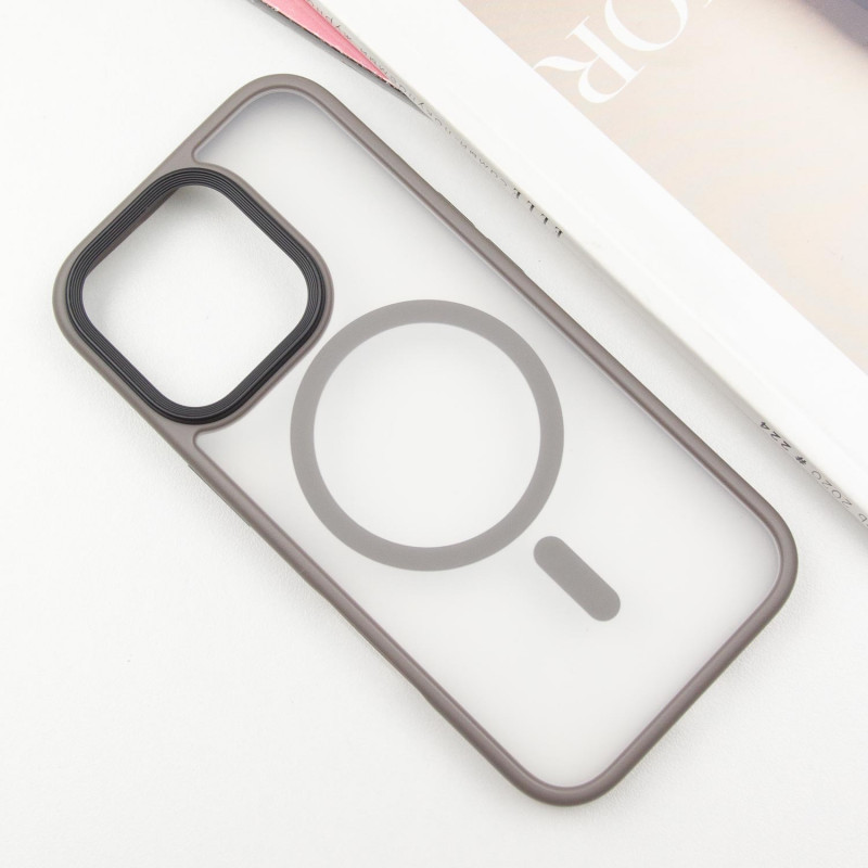 TPU+PC чехол Metal Buttons with Magnetic Fit для Apple iPhone 16 Pro Max (6.9") Херсон - зображення 2