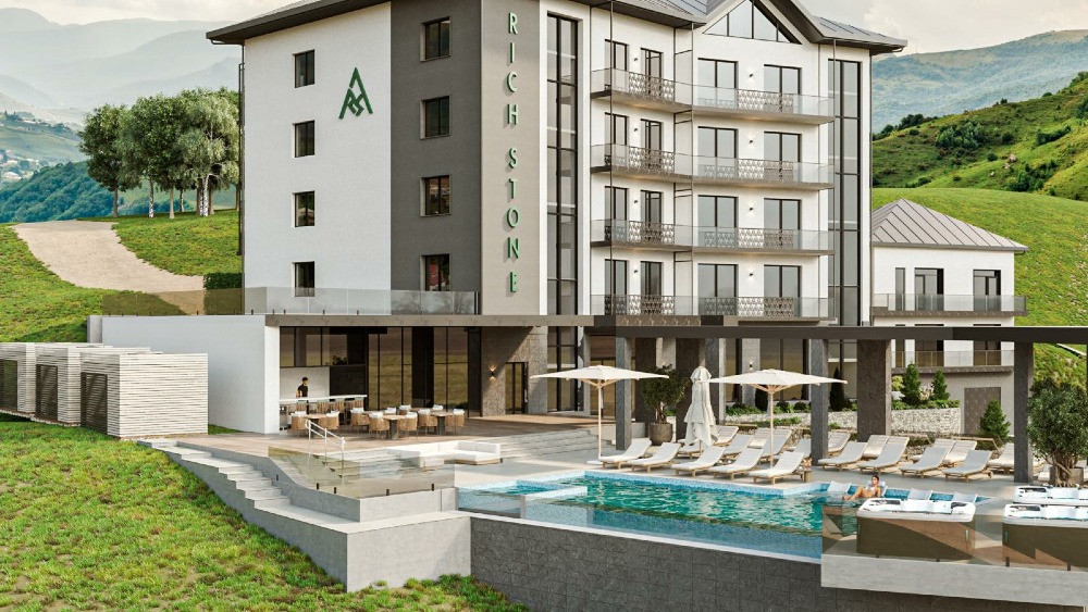 Апартаменти площею 30,2 м² у готельному комплексі Rich Stone Apart Hotel Яремче - зображення 12