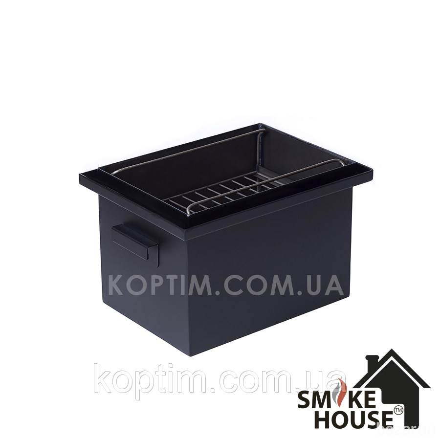 Коптильня с гидрозатвором для горячего копчения Smoke House M Thermo термометром Харків - зображення 3