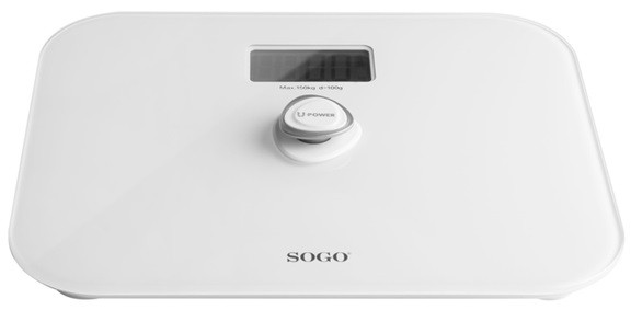 Весы напольные SOGO SS-2910 150 кг белые Київ - зображення 3