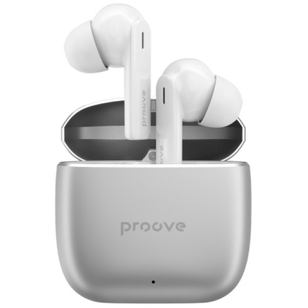 Bluetooth-гарнітура Proove Cold Sound TWS Silver/White (TWCS00010002) (Код товару:38260) Харків - зображення 1