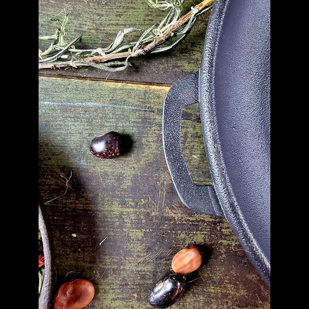 Сковорода чугунная Maysternya с крышкой 20 см Т1011C3 Одесса - изображение 10