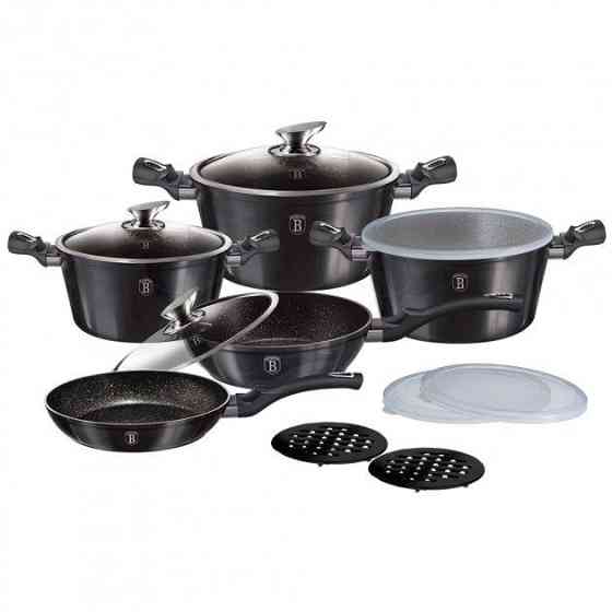 Набір посуду Berlinger Haus Metallic Line Carbon Pro Edition BH-6886 13 предметів Киев