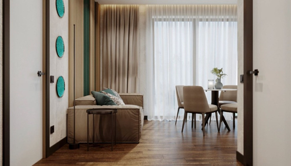 Апартаменти площею 33, 1 м² у готельному комплексі Rich Stone Apart Hotel Яремче - зображення 5