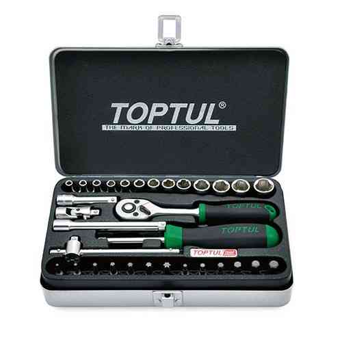 Набор инструментов для автомобиля TOPTUL 1/4" 32ед. GCAD3204 Харьков