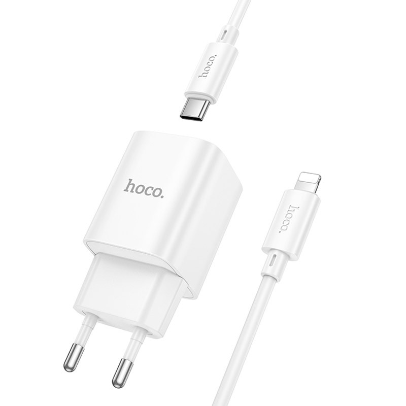 Уценка СЗУ Hoco C149A Charm PD30W+QC3.0 (1USB-A/1C) + кабель Type-C to Lightning Херсон - зображення 3