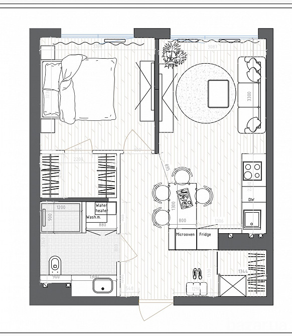 Вул.Предславинська 44,в ЖК Французький квартал 2.Дизайнерський ремонт Київ - зображення 2