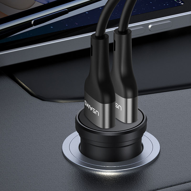 АЗУ Usams US-CC114 C20 Mini 2.4A (2USB-A) Херсон - изображение 11