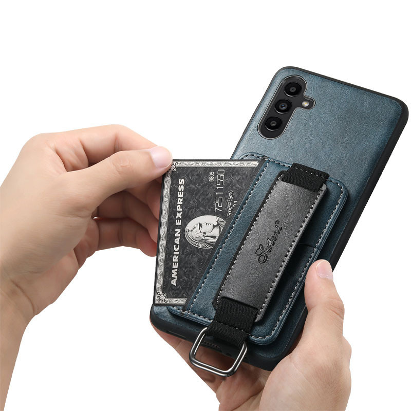 Кожаный чехол Wallet case and straps для Samsung Galaxy A24 4G Херсон - зображення 6