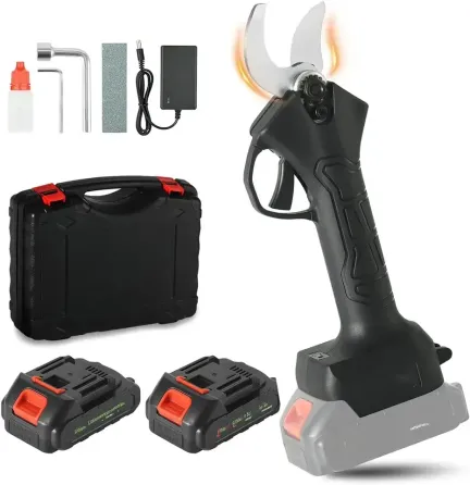 Електричний секатор 48V з двома акумуляторами та точильним каменем Львов