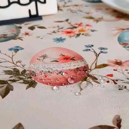 Скатерть пасхальная с тефлоновым покрытием 140×180 см, разноцветная Одеса