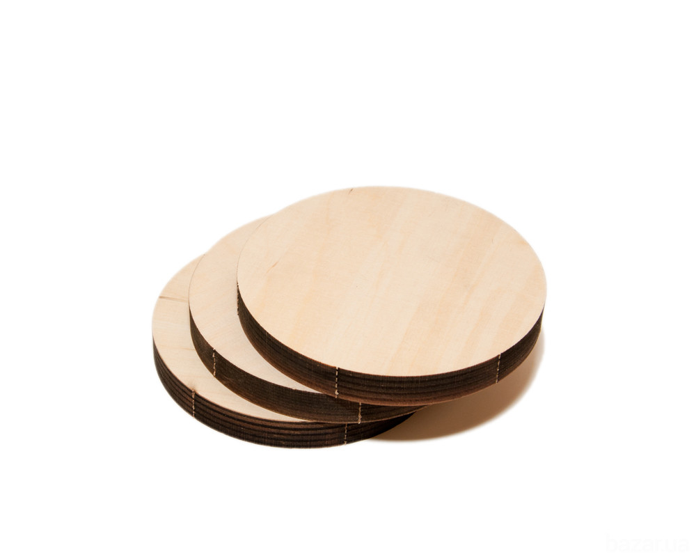 Круги диаметром 12 см из фанеры для творчества, декора, декупажа, продам, Харьков, доставка Харків - зображення 1