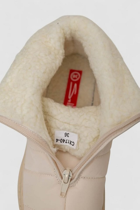 Дутики жіночі зимові на хутрі бежеві | Нові | 36-40 р. Одесса - изображение 4
