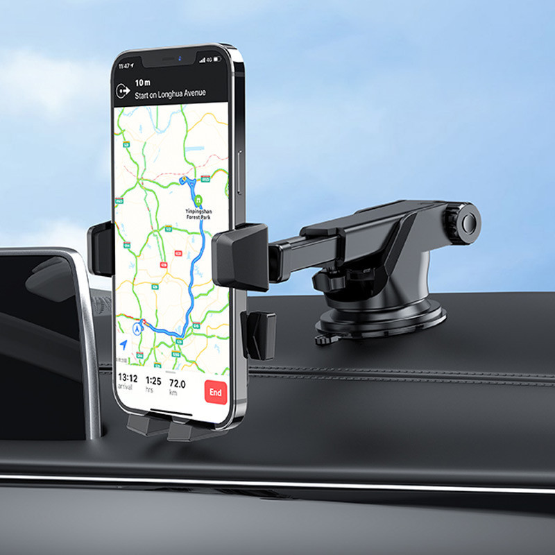 Автодержатель Hoco CA83 David one-button (center console) Херсон - изображение 8