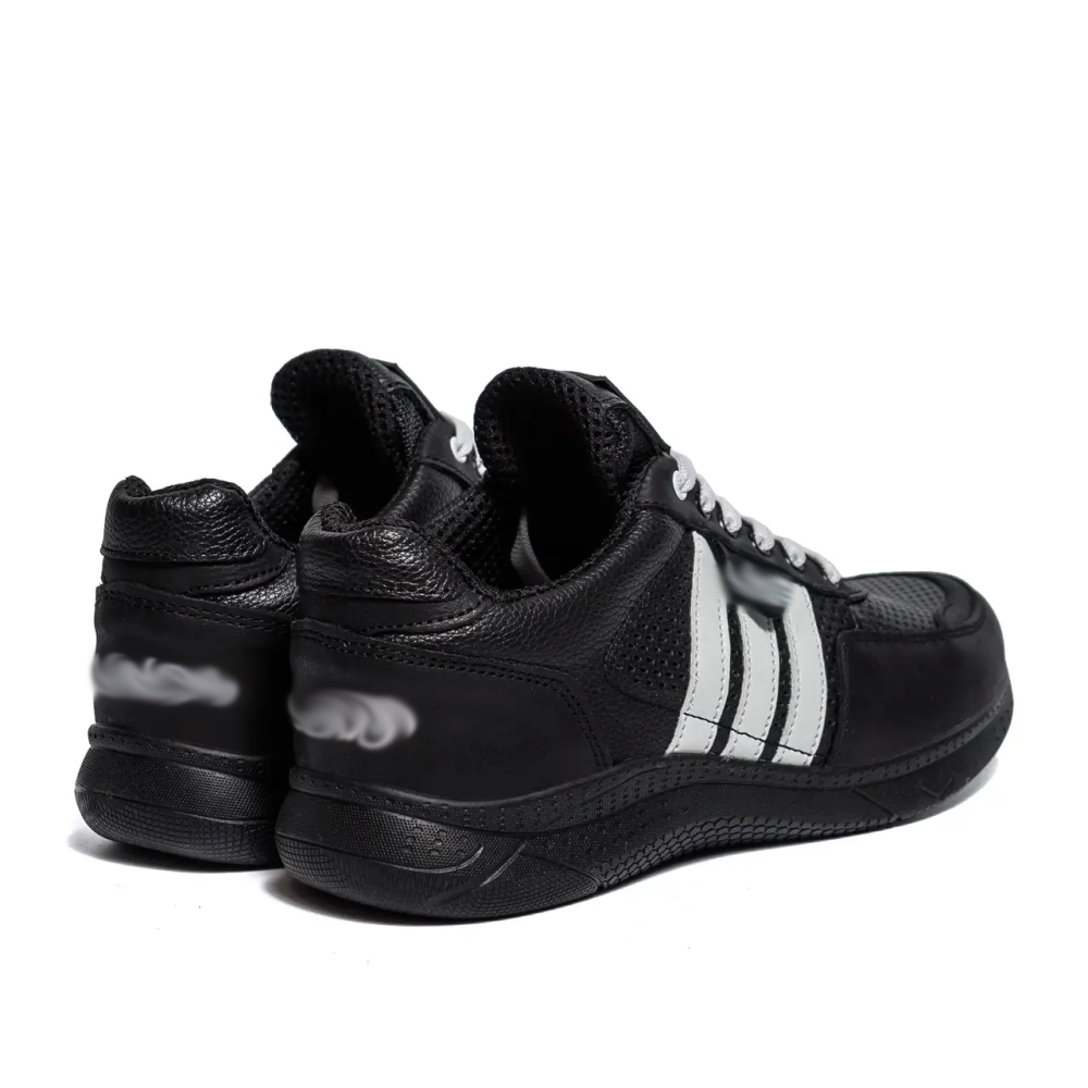 Мужские кожаные летние кроссовки, перфорация Київ - зображення 4