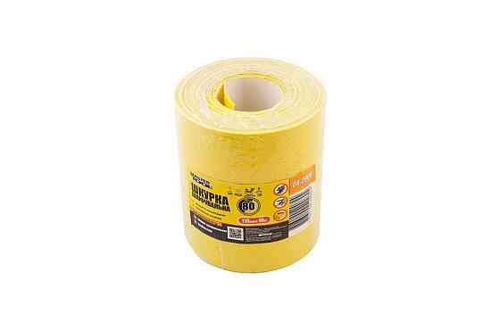 Шкурка шлифовальная MASTERTOOL на бумажной основе Р80 115 мм 10 м 08-2908 Харків