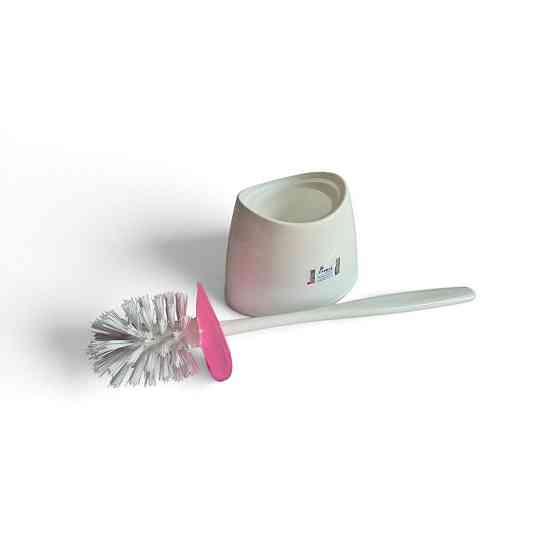 Туалетная щетка с подставкой Zambak Plastik Inci ZP220 Київ