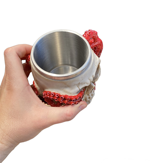 Чашка 3 Череп с Осьминогом 400 мл Київ - зображення 6