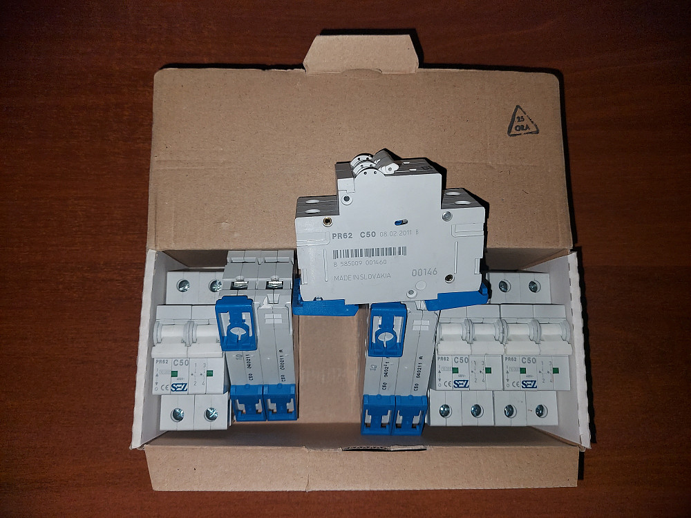Автоматический выключатель 2-полюсный SEZ-Krompachy PR62-C50 Харків - зображення 1