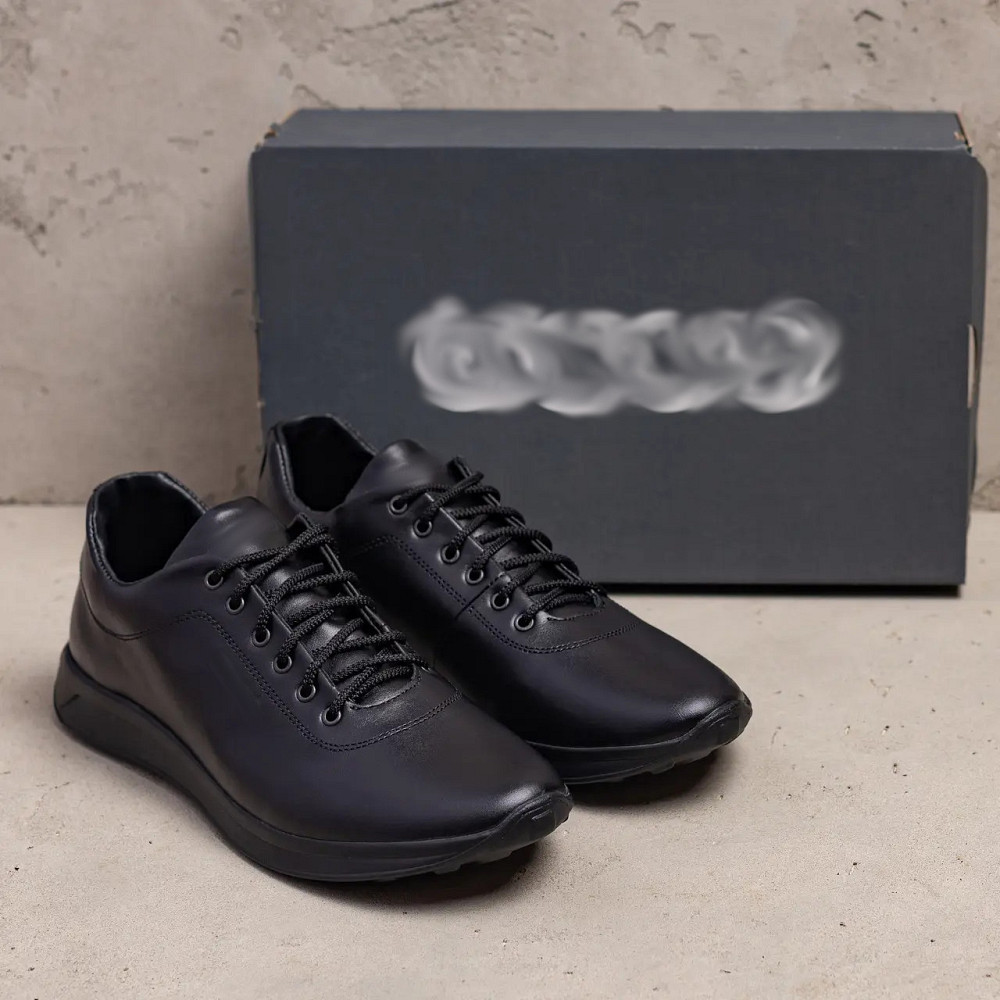 Мужские кожаные кроссовки  Е-series Киев - изображение 7