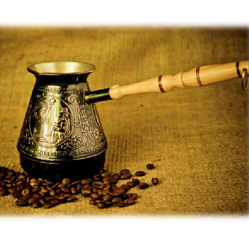 Турка мідна Грецькі міфи 500мл чорний нікель SNT 50080 Київ - зображення 1