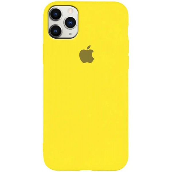 Apple Silicone Case iPhone 11 Pro Max Neon Yellow (Код товару:16287) Харків - зображення 1